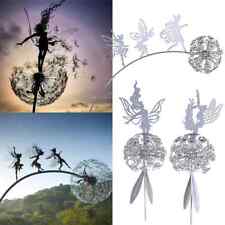 Fairies Dandelions Dance Together Ornament Garden Sculpture Decor Outdoor Statue