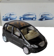 Lancia Musa Black Norev 1/64 Scale 75mm Long Diecast #783070