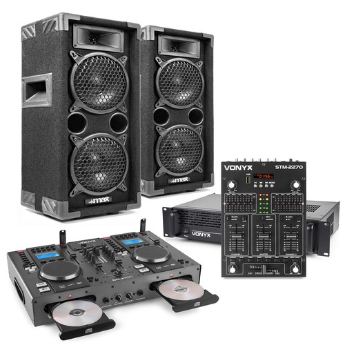 Max26 dual passive dj setup - 6",