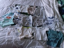 14x Baby Boy Clothes Bundle 3-6 Months  Baby Grows  T Shirts Dungarees look