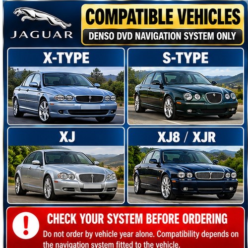 Jaguar type sat nav - s-type, map