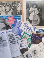Vintage hairdressing ephemera - hairdressing,
