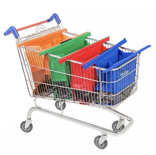 4pcs trolley bags reusable - 4pcs,