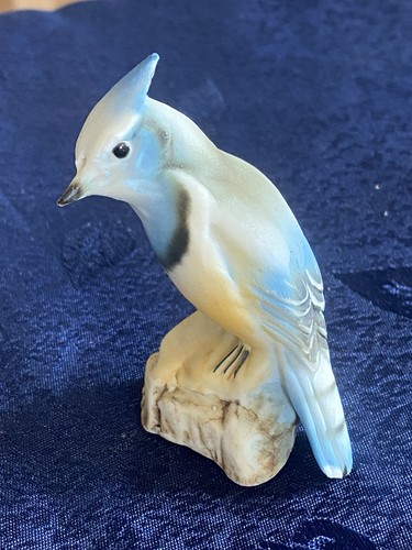 Capodimonte figurine bird blue - capodimonte,