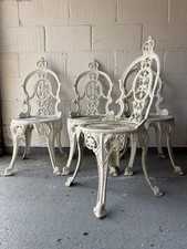 A 20thC White Painted 4 Cast