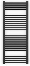 deline towel rail matt black