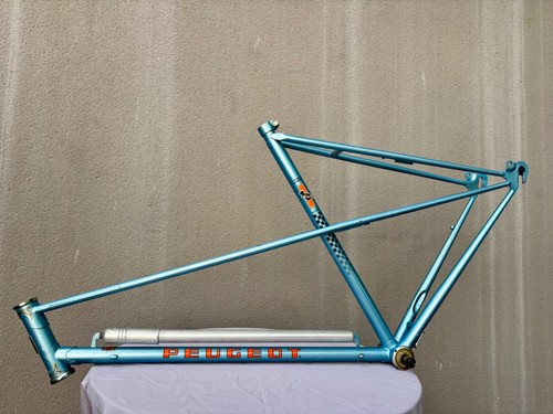Peugeot mixte blue bike frame - peugeot,