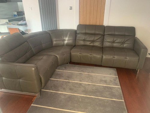Sofology grey curved reclining - sofology,