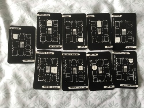 Room cards 1972 cluedo - room,