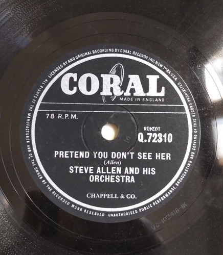 Steve allen pretend you dont - steve,