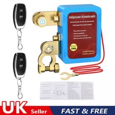 Wireless Remote Car Battery Disconnect Relay Master Kill Cut-off Switch Isolator