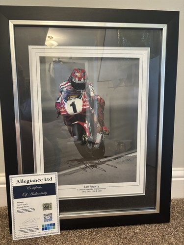 Signed carl fogarty - signed,