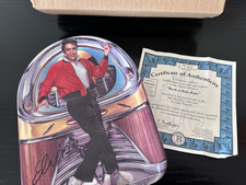 Elvis Presley Collector Plate JUKE BOX rock A Hula Baby Ltd  Bradford X Box CaO