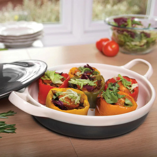 Smart 24cm round - smart, glazed