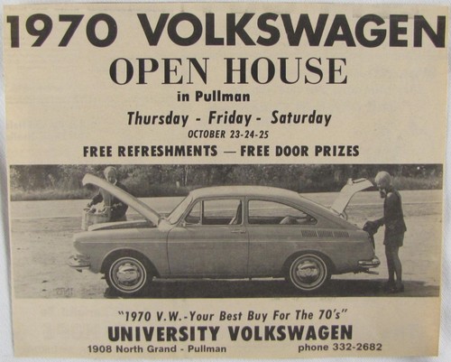Vintage 1970 volkswagen - 1970, vw