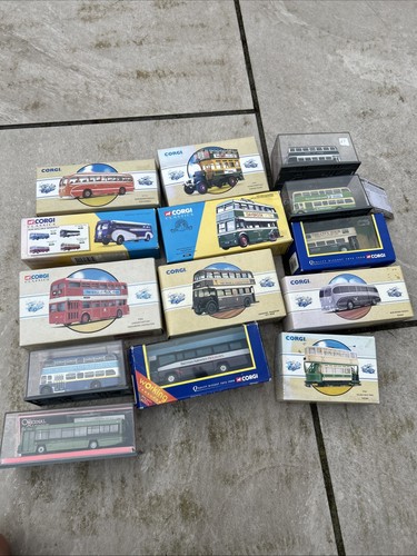 Corgi diecast bus models boxed - diecast,