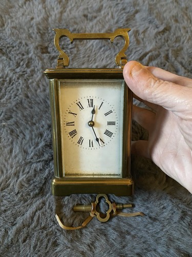 Antique french carriage clock - french,