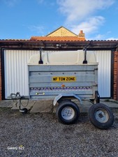 Noval Portaflot Hardtop Trailer 1×1.5m With High Sides, Roofbars, Jockey Wheel