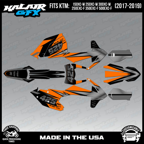 Graphics kit for ktm - graphics,