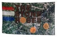THE STONE ROSES FLAG 5X3FT IAN BROWN WATERFALL FREE 48HR UK POST