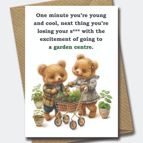 Funny garden centre - garden, birthday