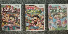 Nintendo Wii Games Bundle Carnival Fun Fair Games and Mini Golf