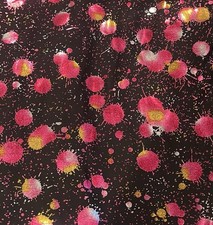 Pink Yellow Silver Black