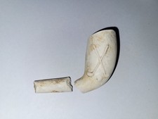 Antique CLAY PIPE Tobacciana
