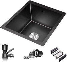 Small Apartment Bar Sink Multi-Size Siphon Kitchen RV Mini Water Pool AUCTION