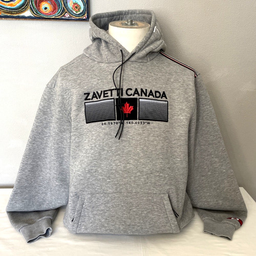Zavetti canada hoodie grey - canada,