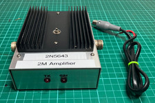 Homemade 145mhz amplifier - (2m),