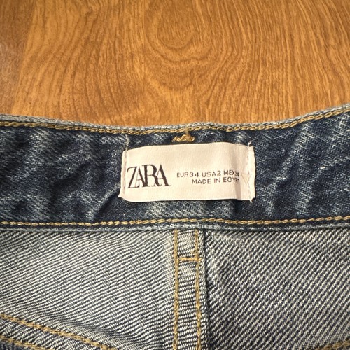 Zara straight leg blue medium - straight,