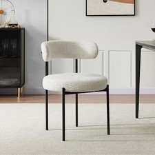 Elysian White Boucle Dining