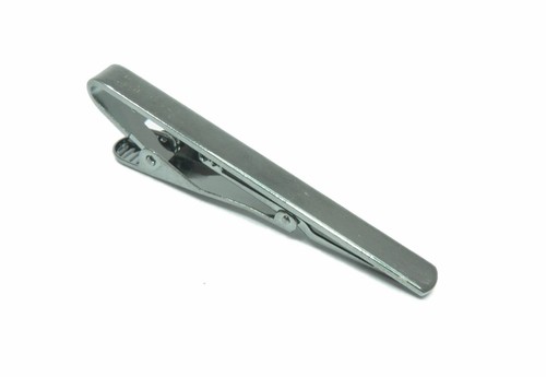 Gunmetal tie clip top quality - tie,