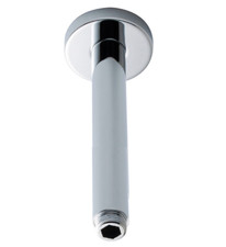Hudson Reed Modern Bathroom Round Fixed Ceiling Shower Arm, 300mm, Chrome ARM16