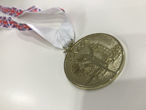 Gold medal london - medal-,