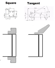Kitchen Unit Cupboard Doors Matt Cream Shaker Compatible with Howdens Burford 