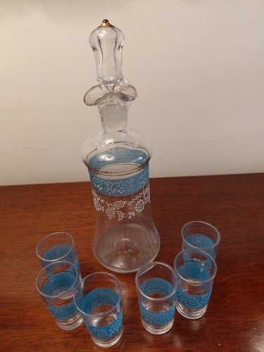 Bohemian glass painted - bohemian, &