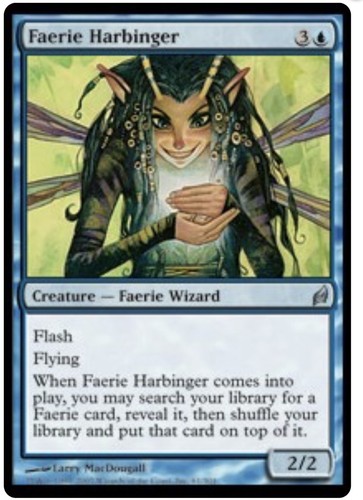 Mtg faerie harbinger - harbinger, ~