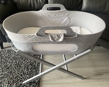 Snuzbaskit Moses Basket Grey
