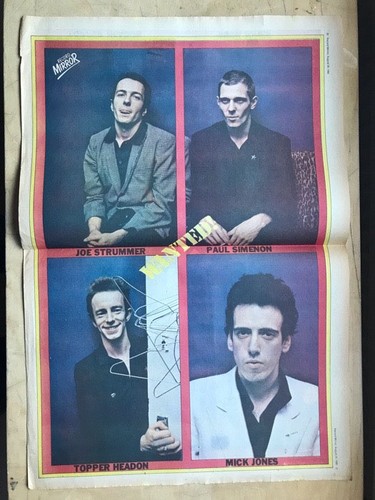 Clash record mirror poster - mirror,