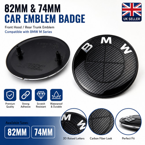 Bmw car hood trunk emblem - bmw, m
