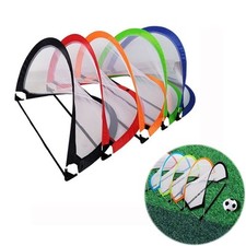 kids Pop Up Goal Post Football Foldable Soccer Net Outdoor Sports Training Game
