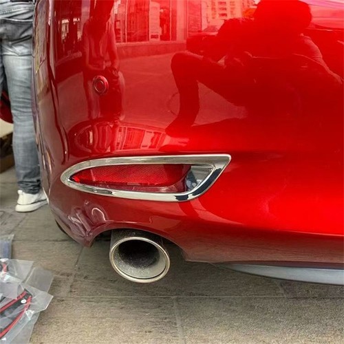 Chrome 2pcs rear fog lamp - chrome,