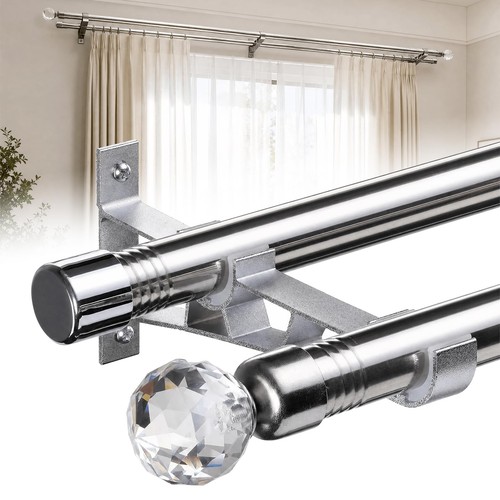 Double curtain poles 5 - curtain, 2.5