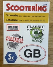 Vespa Stickers From Scootering