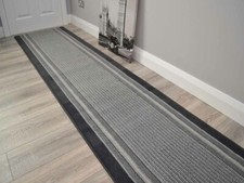 Hall Floor Rugs Runner Very Long Grey Hallway Narrow Mats Custom Made Any Length