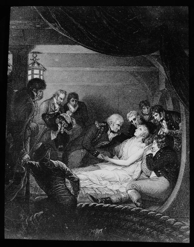 Antique magic lantern slide - magic,