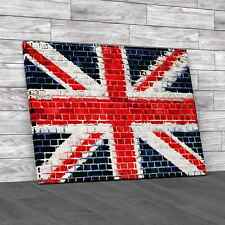 Union Jack Flag Brick Wall