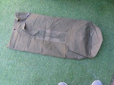 Genuine vintage British Army Green Canvas Kitbag / Duffle Bag / Seasack dated 